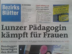 Titelblatt Bezirksblätter