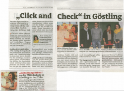 "Click und Check" in Göstling